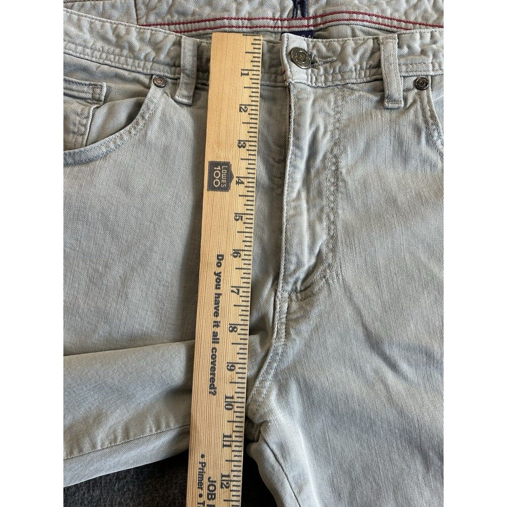 Johnnie O Pants Men’s Size 36x32 Mako Gray Hugo Casual 5 Pocket Slim Stretch - Picture 9 of 12